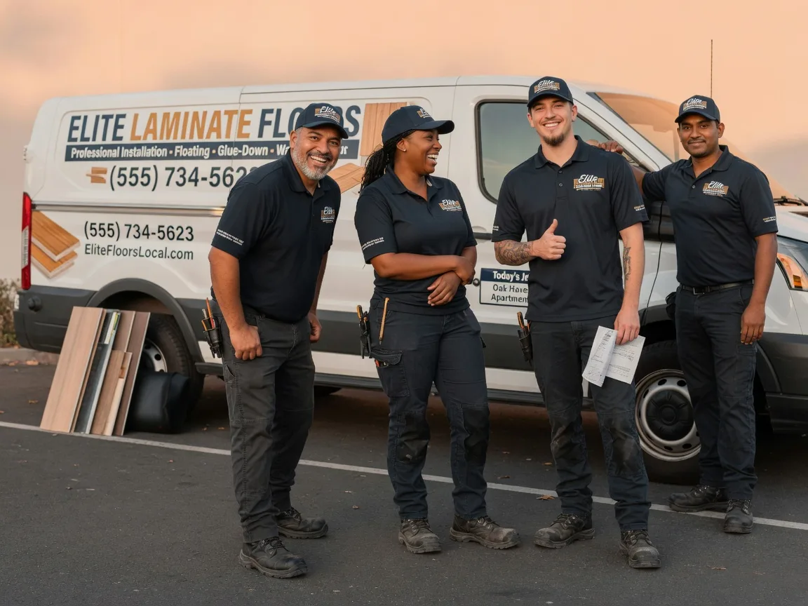 Laminate flooring installation company in Brooker, FL